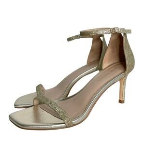 Stuart Weitzman Amelina Giltter Sandals 6